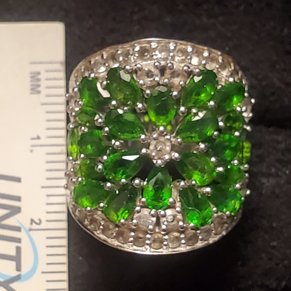 Russian Chrome Diopside 3.74 ctw - Picture 2 of 7